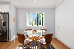 Lighting in kitchen, living area